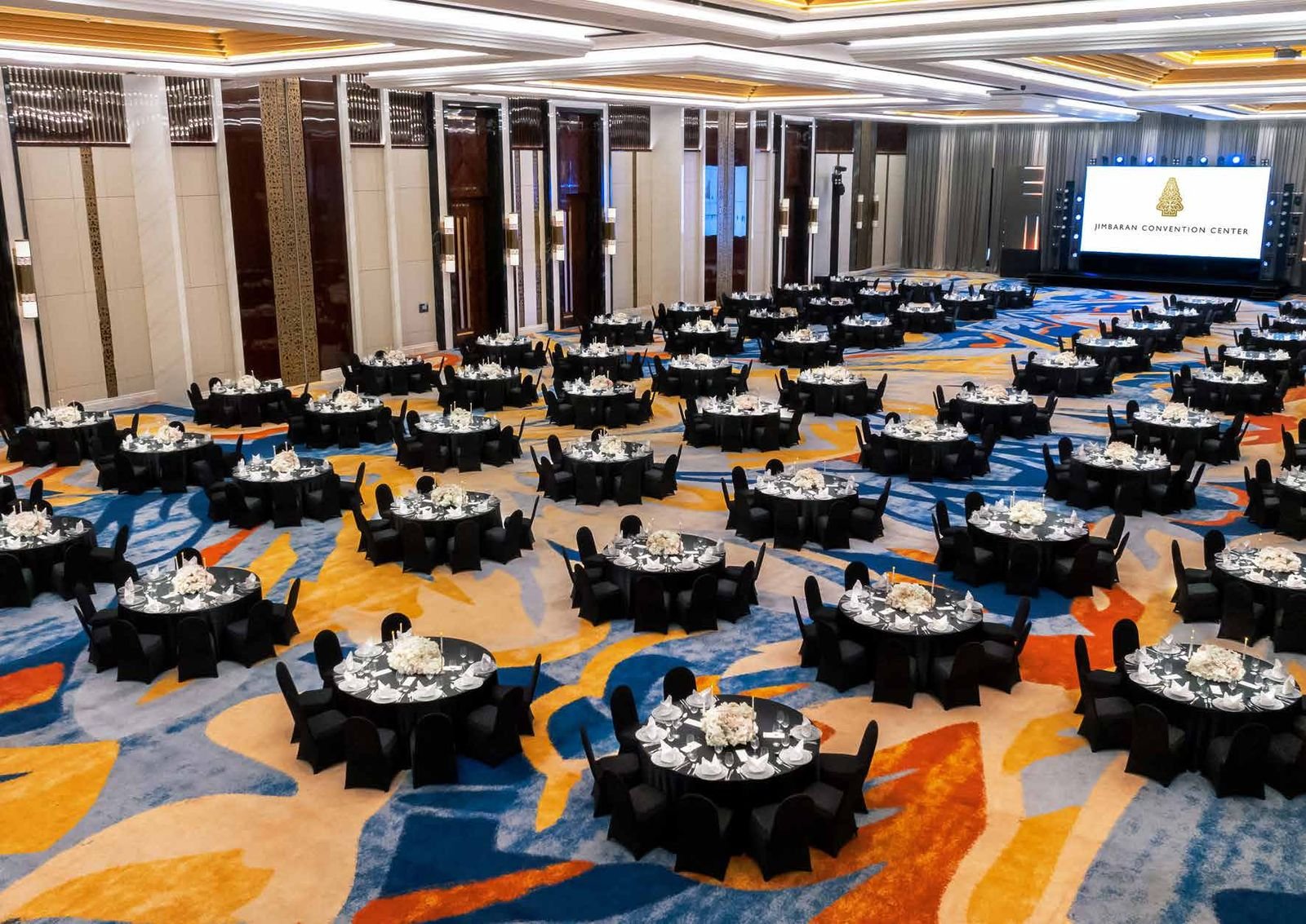 Jimbaran Convention Center ballroom in banquet setup
